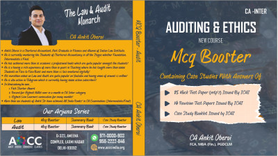 AUDITING & ETHICS – MCQ BOOSTER -CA INTERMEDIATE B&W - MAY 2026/SEP 2026/ JAN 2027